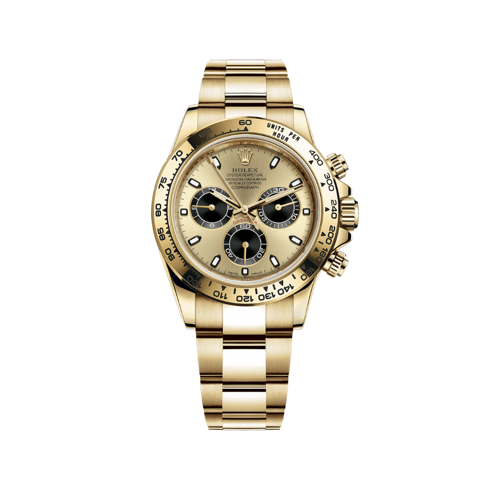 Rolex Daytona 116508 Oro amarillo Esfera color champán