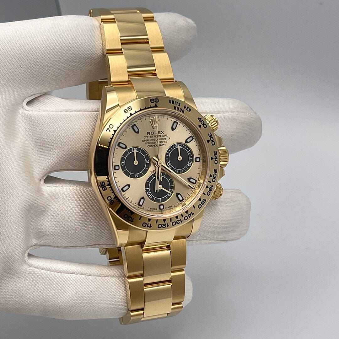 Rolex Daytona 116508 Oro amarillo Esfera color champán