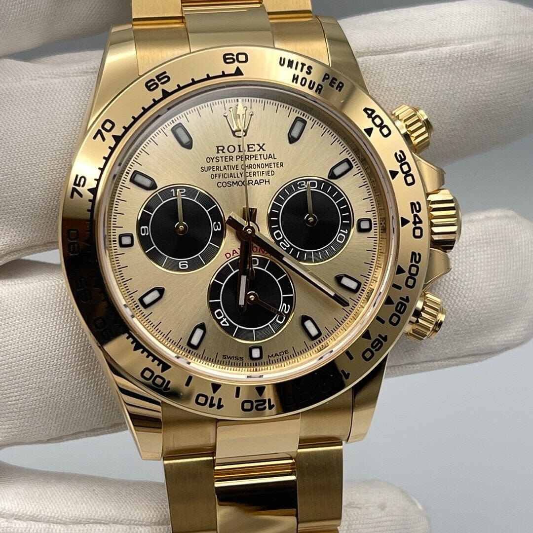 Rolex Daytona 116508 Oro amarillo Esfera color champán