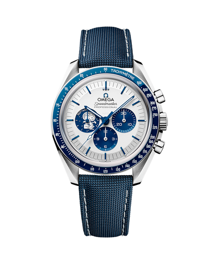 Speedmaster Anniversary Series (42 mm, acero con brazalete de tela de nailon recubierto) Viene con caja + certificado
